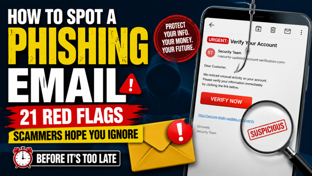 How To Spot a Phishing Email: 21 Red Flags Scammers Hope You Ignore (Before It’s Too Late)